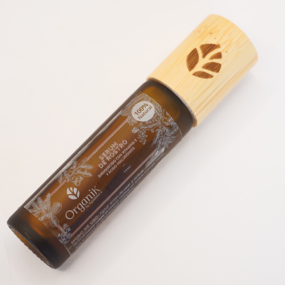 Serum de rostro natural 10ml roll on - Tamaño viajero