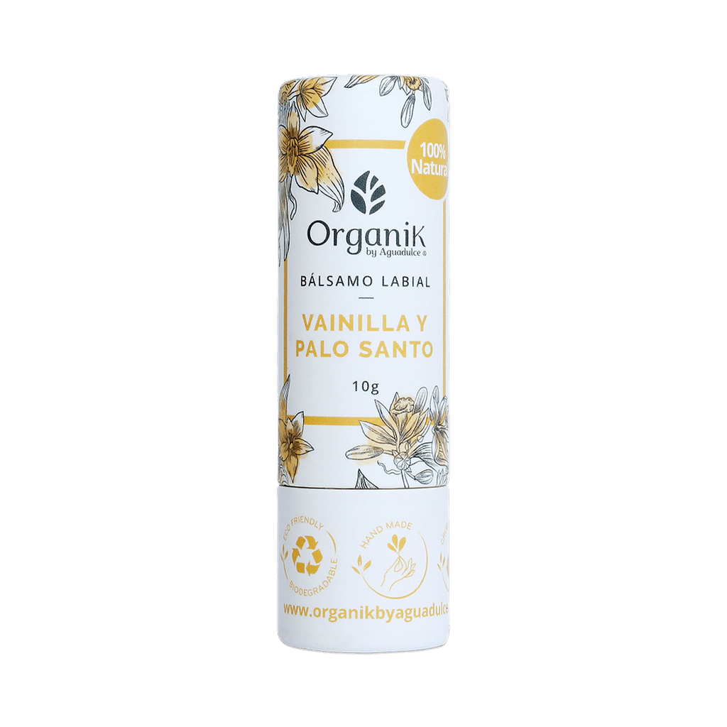 Bálsamo labial natural 10g Vainilla y Palo Santo
