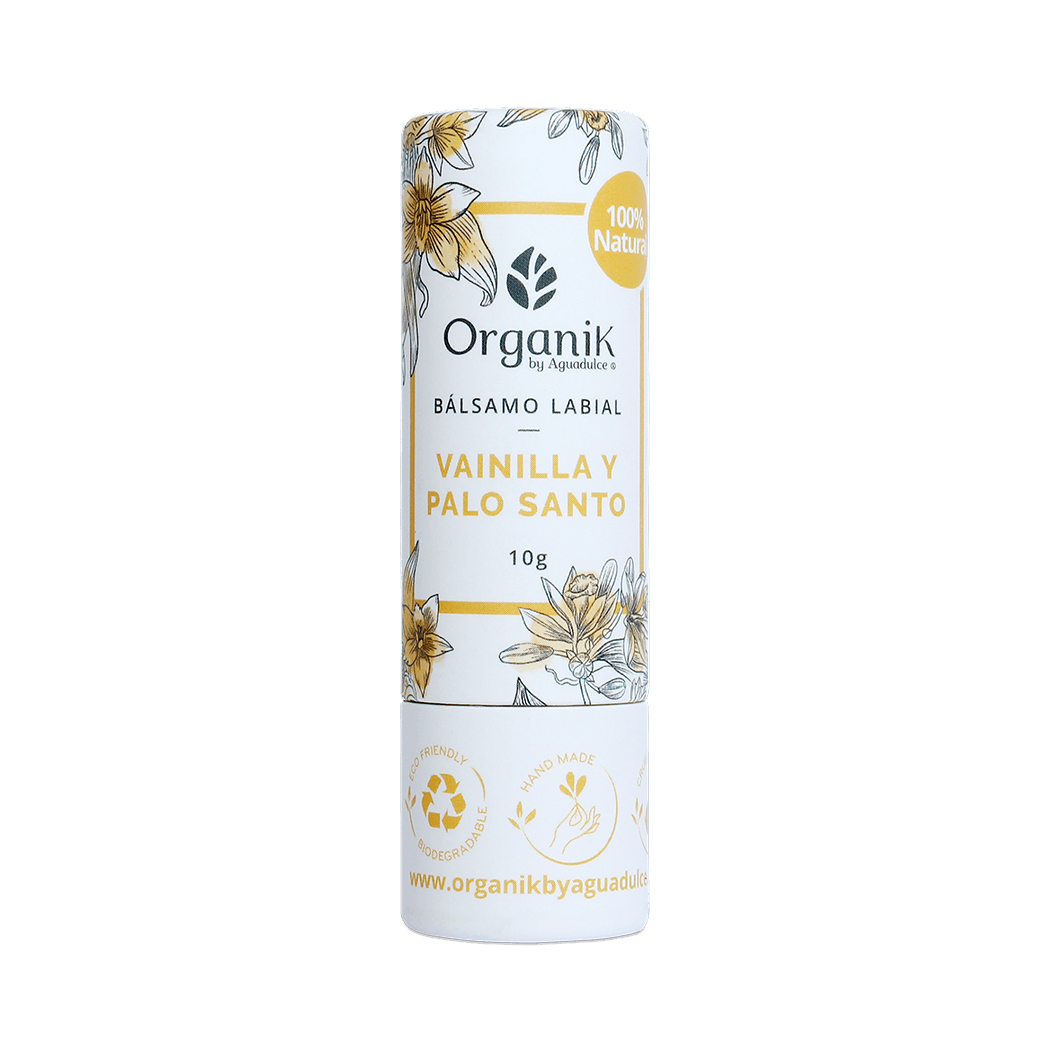 Bálsamo labial natural 10g Vainilla y Palo Santo