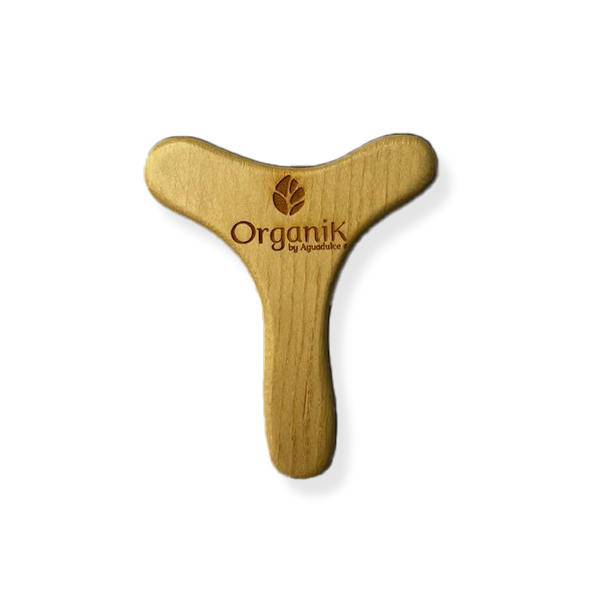Mini Gua Sha facial de madera
