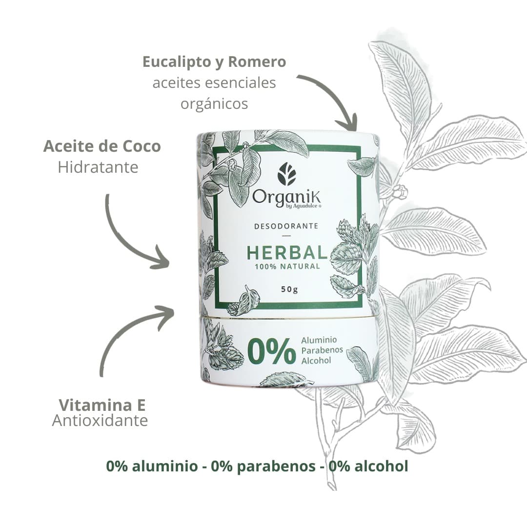 Desodorante natural x50g Herbal