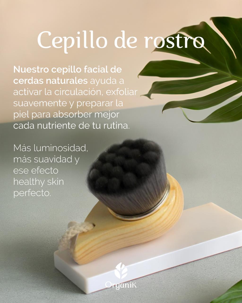 Cepillo de Rostro para exfoliación en seco