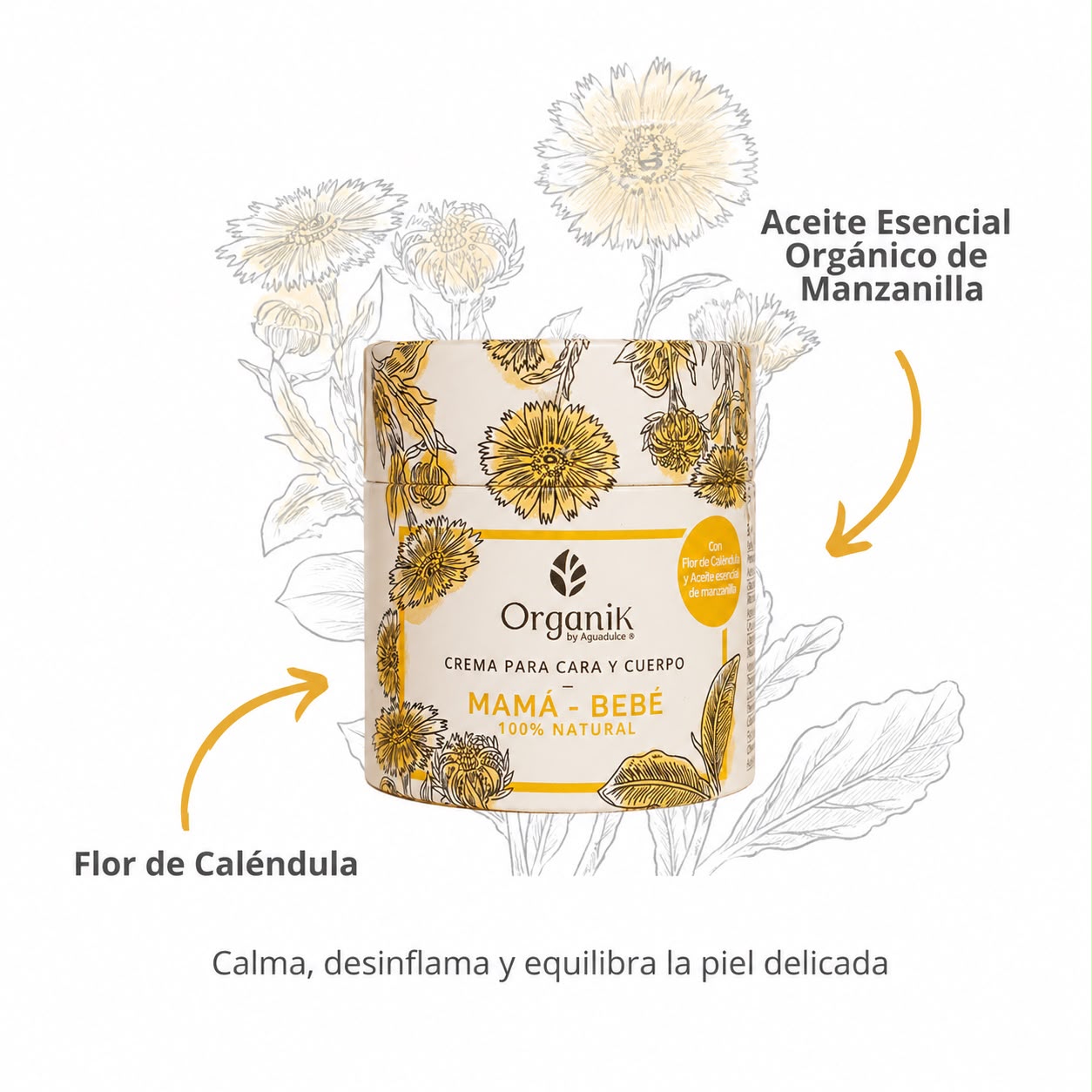 Crema natural Mamá- Bebé 80g 2x1